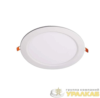 Светильник светодиодный PPL-R WH 24Вт 4000К IP40 d300мм ДВО встраив. ультратонкий кругл. JazzWay 