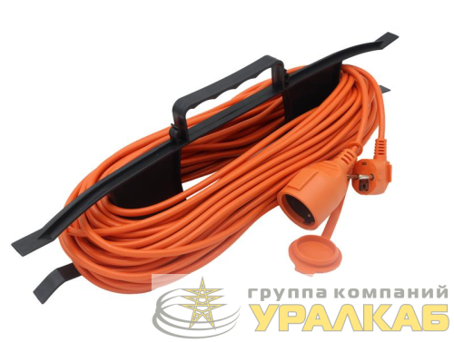 Удлинитель-шнур на рамке 1х30м с заземл. 6А IP44 3х0.75 с защ. крышкой TOKOV ELECTRIC TKE-SR30-075-Z детальная картинка