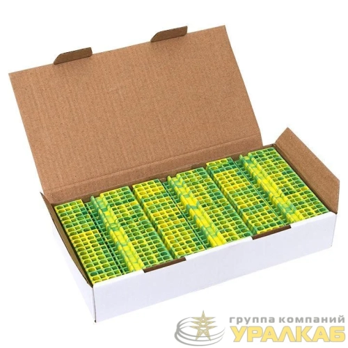 Колодка клеммная ST-2.5 земля пружинная EKF plc-jxb-st-2.5-pen детальная картинка