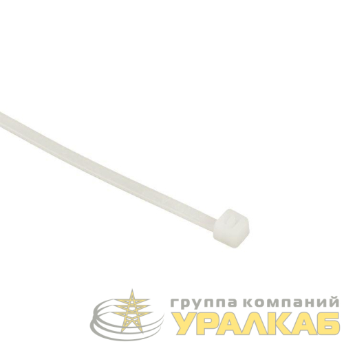 Хомут кабельный 2.5х80 нейл. бел. (уп.100шт) EKF plc-c-2.5x80 детальная картинка