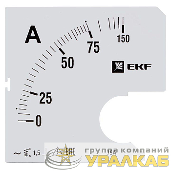 Шкала сменная для A961 75/5А-1.5 PROxima EKF s-a961-75