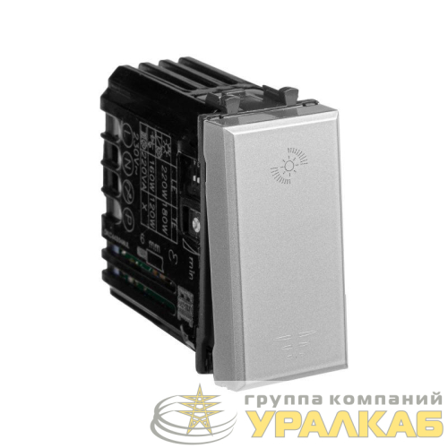 Диммер кнопочный 1мод. Avanti "Закаленная сталь" DKC 