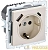 Розетка BRITE РЮш11-1-БрКр 16А с USB A+C 18Вт с заземл. защ. шторки механизм беж. IEK BR-R14-16-U22-018-K10