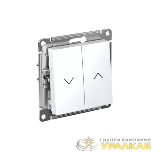 Выключатель для жалюзи 2-кл. AtlasDesign 10А механизм бел. SE 