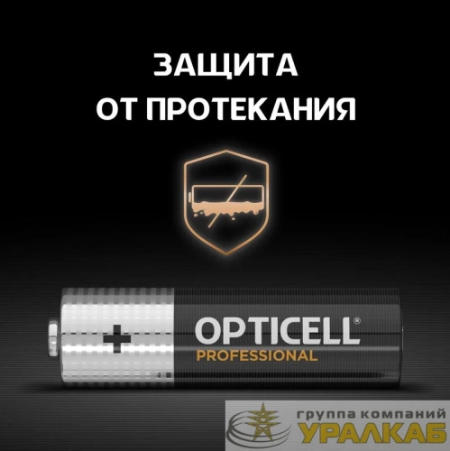 Элемент питания алкалиновый AA/LR6 (блист. 12шт) Professional Opticell /6052005
