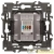 Розетка компьютерная Elegance 14-3107-16 RJ45 титан Эра 