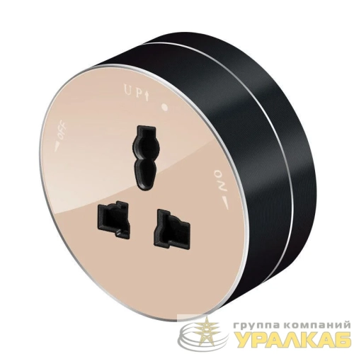Розетка MultiTrack 13А 250В универс. круглая тип MTK13 песочн. SE 