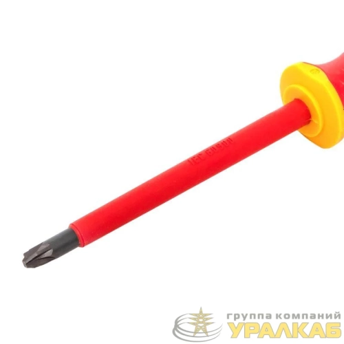 Отвертка Professional PZ-FL2х100мм VDE 1000В EKF 