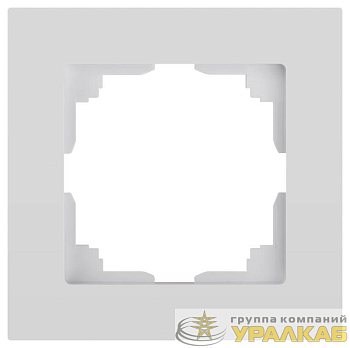 Рамка 1-м СП Accent 6-501-01 бел. Intro Б0063724