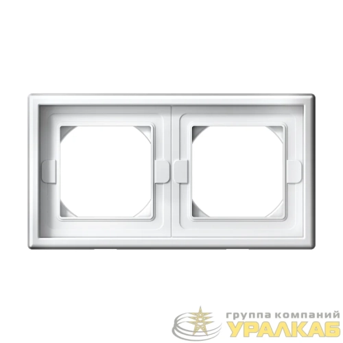 Рамка 2-м ArtGallery IP44 бел. SE 