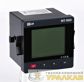 Мультиметр цифровой МТ-96D 3ф вх. 600В 1А 96х96мм LCD-дисплей DEKraft 51425DEK