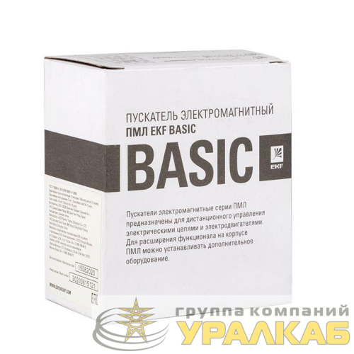 Пускатель ПМЛ-1160М 12А кат. 400В AC Basic EKF pml-s-12-400-basic