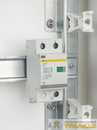 Ограничитель перенапряжения ОПС1-C 2P IEK MOP20-2-C детальная картинка