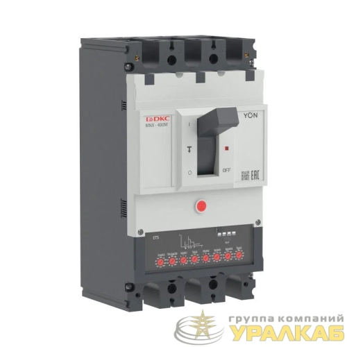 Выключатель автоматический 3P 400А 100кА pro MNX400M при AC415V расцепитель ETS YON 