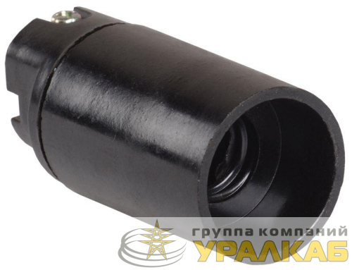 Патрон электрич. E14 Пкб14-04-К01 подвесной карболит. черн. (с этикет.) IEK 