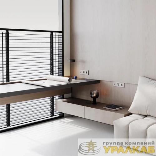 Розетка 1-м СП S70 16А с заземл. механизм кашемир Voltum VLS040103 детальная картинка