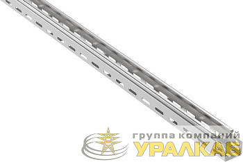 Лоток листовой перфорированный 50х50 L3000 сталь 0.55мм оцинк. IEK CLP10-050-050-055-3