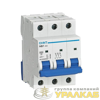 Выключатель автоматический модульный 3п C 25А 6кА NB1-63 (R) CHINT 179703