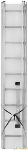 Лестница трехсекционная 3х9 H=257/426/591см 11.18кг алюм. FIT 