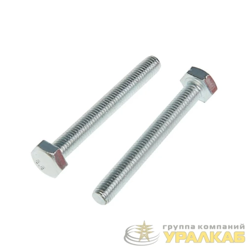 Болт с шестигранной головкой М10х80 DIN 933 оцинк. (уп.2шт) Tech-Krep/Zitar 126523 детальная картинка