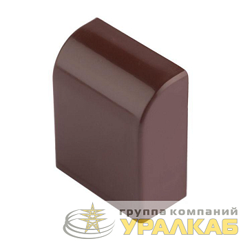 Заглушка 25х16 под темн. дерево Plast PROxima (уп.4шт) EKF 