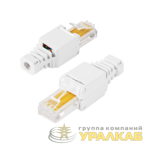 Разъем сетевой LAN на кабель штекер 8Р8С (RJ-45) быстрозажимной Rexant 06-0083-A