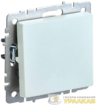 Выключатель перекрестный 1-кл. СП BRITE 10А ВС10-1-3-БрЖ механизм жемчуж. IEK 