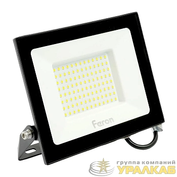 Прожектор светодиодный LL-922 100Вт 6400К IP65 AC 230В/50Гц 2835SMD черн. FERON 