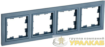 Рамка 4-м BRITE РУ-4-БрМ маренго IEK BR-M42-K35