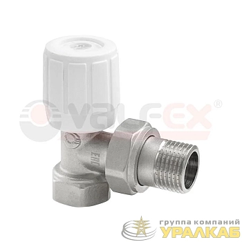 Клапан для радиаторов ручной угловой 1/2дюйм (компактный) (120/8) К VALFEX VF.07.R.04