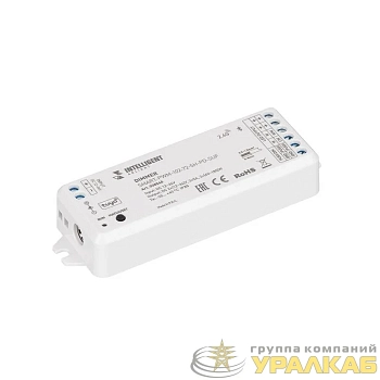 Диммер SMART-PWM-102-72-SH-PD-SUF 12-36В 2х5А TUYA BLE 2.4G IP20 пластик INTELLIGENT ARLIGHT 038545