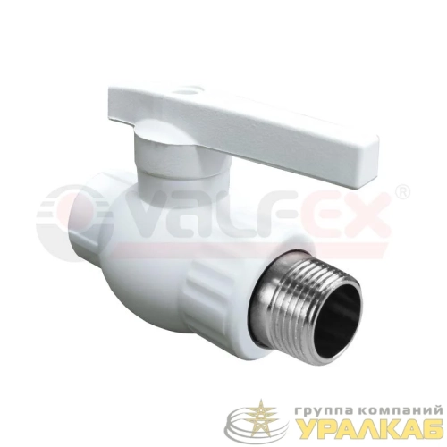 Кран шаровой комбинированный НР 32х1дюйм (24/6) бел. VALFEX 10144232 детальная картинка