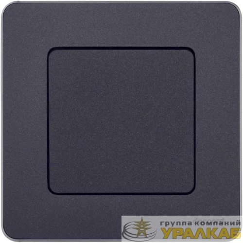 Выключатель 1-кл. Inspiria 10А IP20 250В 10AX механизм антрацит IEK 673603 детальная картинка