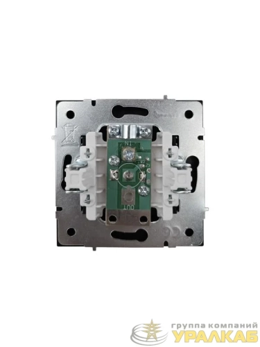 Розетка ТВ оконечная СП ZIMA IP20 черн. бархат LEZARD 