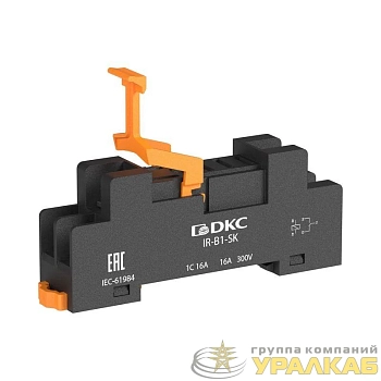 Колодка с винтовыми клеммами низкопрофильная для реле IR на 1 группу контактов DKC 