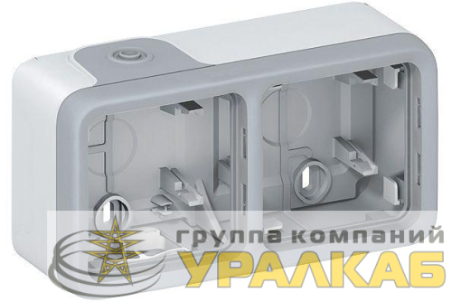 Коробка установочная ОП 2-м Plexo горизонт. сер. Leg 