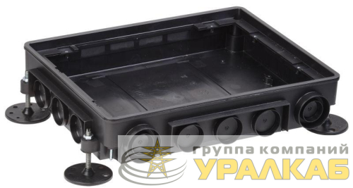 Коробка напольная ONFLOOR 24 16мод. PRIMER IEK KNU-80-16-PA-9011 детальная картинка