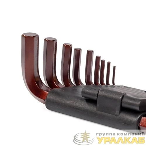 Набор шестигранных ключей с шаром КШ-9s КВТ 