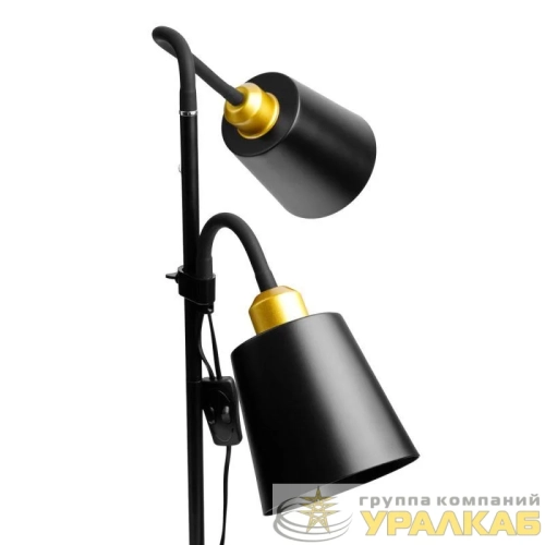 Светильник Ultraflash UF-404 C02 Е27 торшер напольн. черн. Ultraflash 15728 детальная картинка