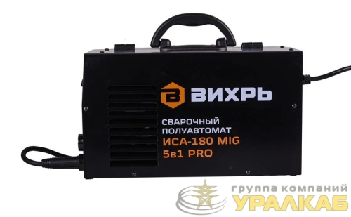 Инвертор сварочный полуавтомат. ИСА-180 MIG 5в1 PRO Вихрь 65/184 детальная картинка