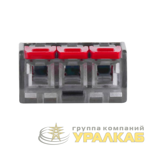 Клемма строительно-монтажная СМК 221-413 3-проводная 0.2-4кв.мм (блист.5шт) PROxima EKF 