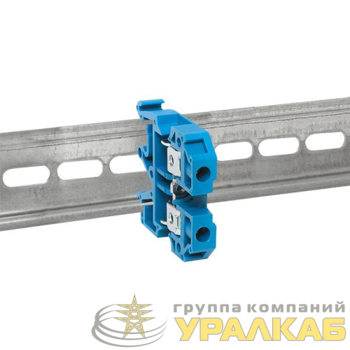 Колодка клеммная JXB-6/35 (50а) син. EKF plc-jxb-6/35b детальная картинка
