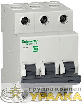 Выключатель автоматический модульный 3п C 50А 4.5кА EASY9 =S= SchE EZ9F34350