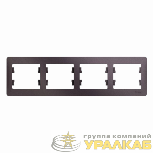 Рамка 4-м Glossa горизонт. сиренев. туман SE GSL001404 детальная картинка