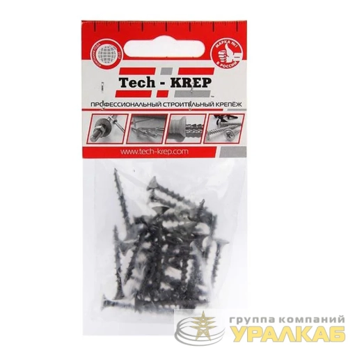 Саморез гипсокартон-дерево 3.8х35 (пакет) (уп.30шт) Tech-Krep/Zitar 113128 детальная картинка