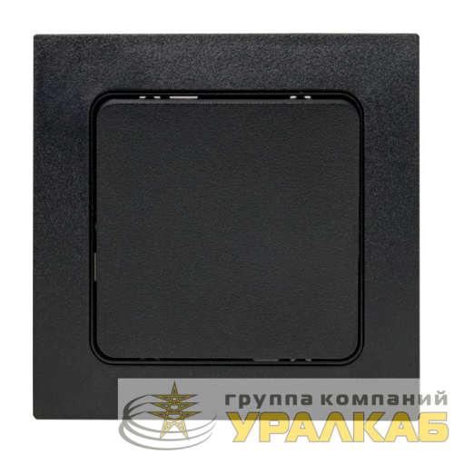 Выключатель 1-кл. Стокгольм 10А винтов. клеммы механизм черн. PROxima EKF EZV10-021-20 детальная картинка