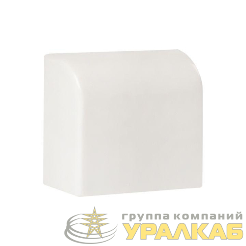 Заглушка 40х25 бел. Plast PROxima (уп.4шт) EKF ecw-40-25x4