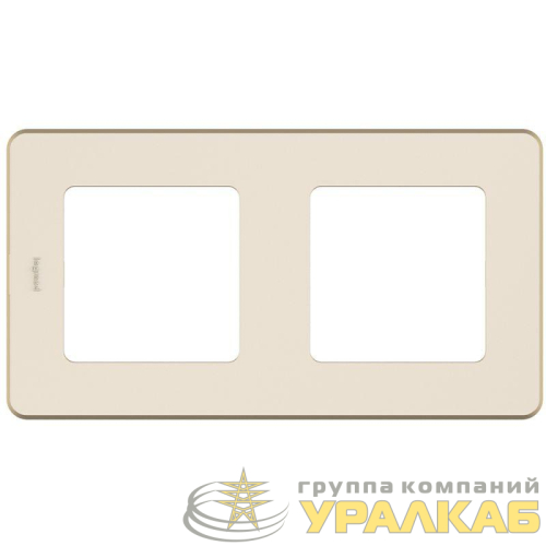Рамка 2-м Inspiria сл. кость Leg 673941 детальная картинка