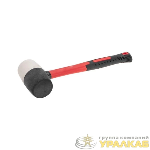Киянка 680г фибергласовая рукоятка резинов. черн./бел. Kranz KR-12-8154 детальная картинка