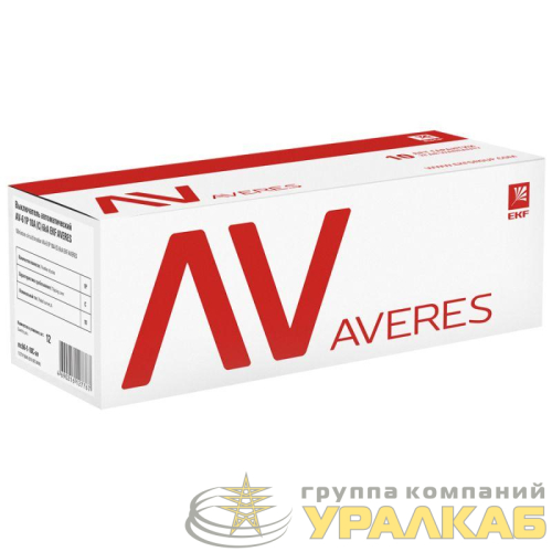 Выключатель автоматический модульный 1п C 16А 6кА AV-6 AVERES EKF mcb6-1-16C-av детальная картинка